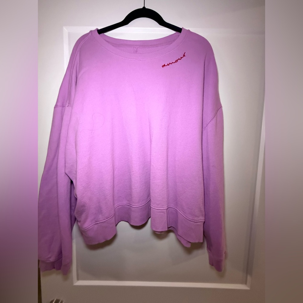 Anthropology Oversized Sweatshirt